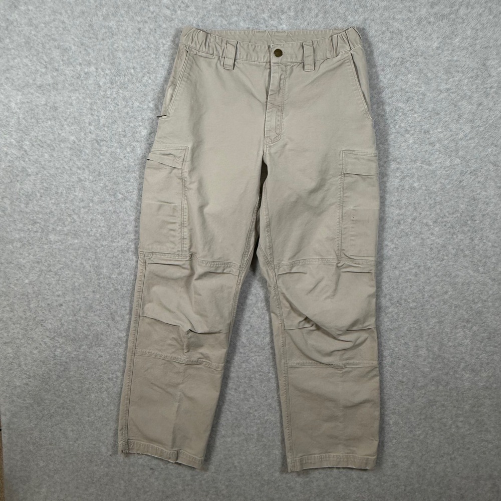 Vertx Mens Tactical Cargo Pants Khaki Tan 30x30 Cotton Stretch Utility Workwear